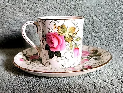 Buy Beautiful AYNSLEY Demitasse Cup And Saucer  Fine Bone China Made In England 1952 • 10.41£