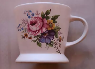 Buy Vintage Axe Vale Pottery Floral Pottery Decorative Mug, Devon England • 3.99£
