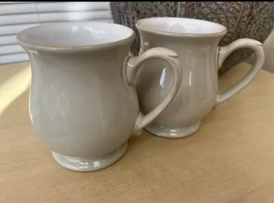 Buy A Pair Of Denby Linen Craftsman Mugs. • 20£