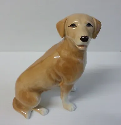 Buy Vintage Melba Ware Figurine Of A Golden Labrador- Sitting Down - Good Condition • 10£