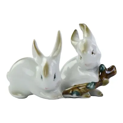 Buy Zsolnay Pecs, 2 X Rabbits • 24£
