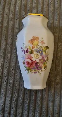 Buy Hammersley Bone China Vase 4.5 Inches High Floral Design Front And Back • 8£