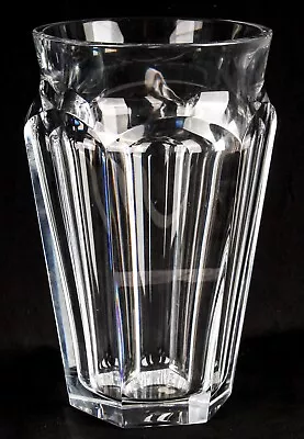 Buy Large Baccarat Nelly 8  Crystal Vase Signed Art Deco Paneled • 144.02£