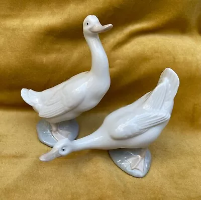 Buy Nao Lladro Figurines Ducks Goose X 2 • 4.99£