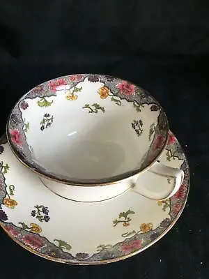 Buy Antique Aynsley Breakfast Cup And Saucer Floral Bone China Ceramic • 7.99£