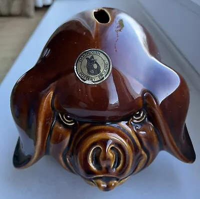 Buy Dartmouth Pottery Treacle Glaze Grumpy Pig Piggy Bank • 16.99£