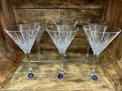 Buy Set Of 6 Stuart Crystal Cocktail Martini Glasses - Manhattan ? • 99.99£