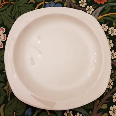 Buy Vintage Midwinter Stylecraft Plain White 22cm Plate Serving Dish/Salad Bow Stand • 3.95£