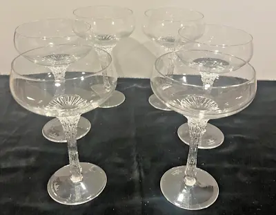 Buy Vintage Signed Rosenthal , Split Pattern, Champagne/Sherbet Glasses, Set Of 6 • 115.56£