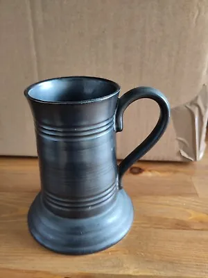 Buy Vintage Handmade Prinknash Pottery Wide Base Tankard Mug • 6£