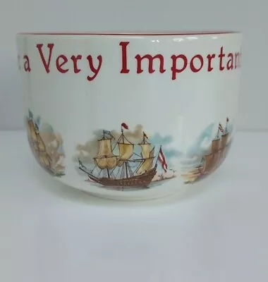 Buy Poole Pottery. For A Very Important Person VIP Ship Design Large Cup • 8£