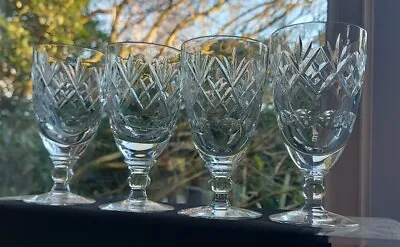 Buy Set Of Four Royal Doulton Georgian Wine Glasses, 5  Tall • 14.95£