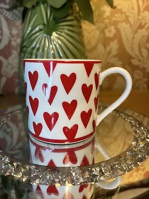Buy Marks & Spencer Home White & Red Love Hearts China Mug Marks And Spencer B78 • 8£
