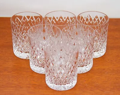 Buy 6 Cut Crystal Whisky Tumblers Glasses • 39£