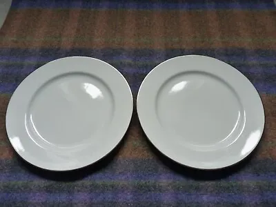 Buy 2 X Royal Worcester Essentials Classics Dinner Plates - Same As Classic Platinum • 18.99£