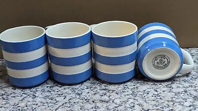 Buy 4 X TG Green Mugs Blue & White Cornishware • 30£