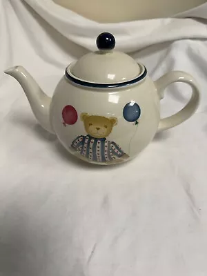 Buy Est.1884 Arthur Wood Pottery Teapot Beige Teddy Ceramic Coffee Tea Pot • 12£