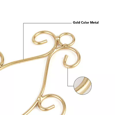 Buy Wedding Wall Hanging Candlesticks Holder Gold Color Metal Candle Holder New • 18.01£