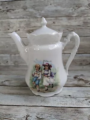 Buy Vintage Childs Tea Pot Victorian Children Floral 5   • 25.07£