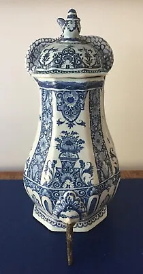 Buy Very Rare 18c Dutch Delftware Blue And White Wall Water Cistern • 345£