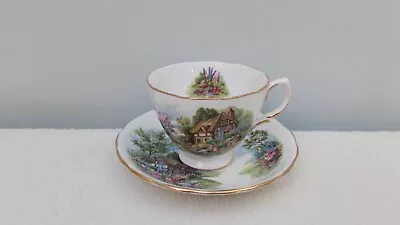 Buy Royal Vale Ridgway Country Cottage Garden Cup & Saucer • 5£