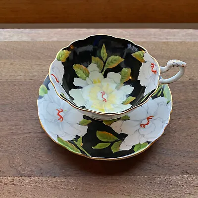 Buy Rare Paragon Teacup And Saucer To The Bride Gardenia Pattern • 480.25£