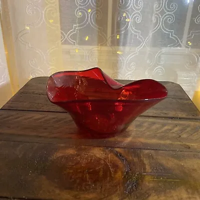 Buy Red Colored Glassware - Heartshaped - ❤️  • 9.63£
