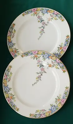 Buy 2 Antique Royal Bavarian China HUTSCHENREUTHER SELB 7.75  Dessert Plates VERNON • 23.59£