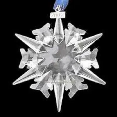 Buy Swarovski Crystal  2002 ANNUAL CHRISTMAS ORNAMENT  Original Box & Cover & Cert. • 99£