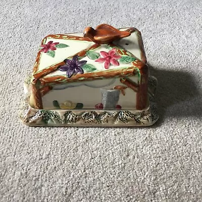 Buy Vintage Ceramic Butter Dish With Lid • 5£