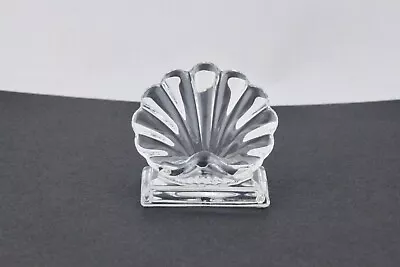 Buy Baccarat Of France Place Card Holder In The Bambous Shell Pattern - Mint • 47.16£