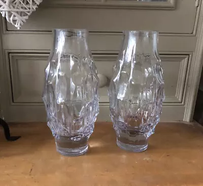Buy 2 X M&S Glass Vases • 11£