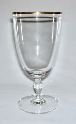 Buy ROYAL DOULTON ~ Early Crystal ICED TEA GLASS W/Gold Trim (Oxford Gold) ~ England • 27.85£
