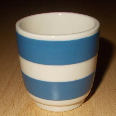 Buy Retro Vintage Blue White Cornishware Egg Cup - Select Egg Cup • 15£