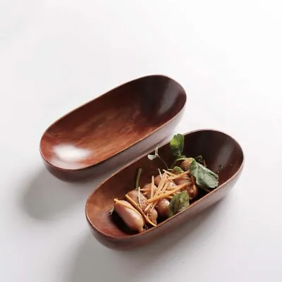 Buy  Bamboo Kitchen Dinnerware Home Decor Japaness Style Food Plate • 12.88£