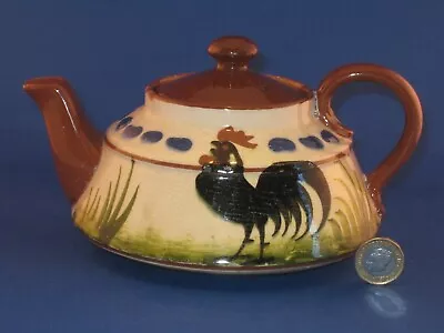 Buy Torquay  Pottery Longpark Cockerel Tea Pot. • 9.99£