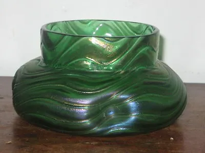 Buy Austrian Bohemia Iridescent Glass Vase  Art Nouveau Design • 90£