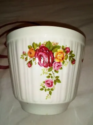 Buy James Kent Old Foley Classic Melrose Old Rose Pattern Planter Vase 4.5  Tall • 6.99£