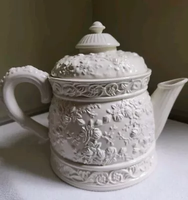 Buy Royal Albert Old Country Rose English Buffet Collection Ivory Embossed Teapot • 51.88£