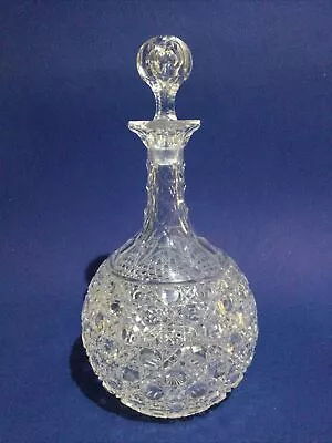 Buy Vintage Crystal Glass Decanter Hand Cut Sherry / Port • 29.95£