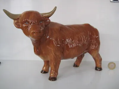 Buy Large Coopercraft Countryside Farm Cattle Highland Butcher Shop Style China Bull • 74.99£