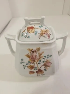 Buy Vintage Royal Ironstone China Porcelain Sugar Jar With Lid Alfred Meakin England • 18.97£