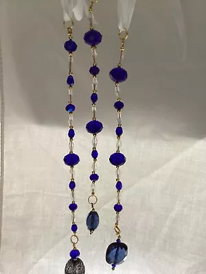 Buy Window Hangings X 3 In Sun Catcher Style Handmade From Sparkly Faceted Beads • 6£
