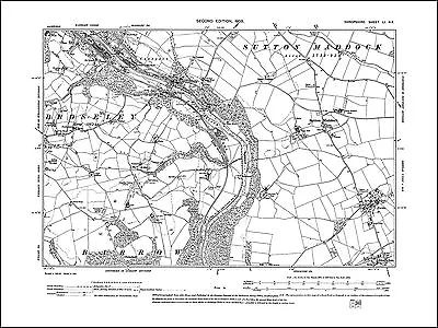 Buy Coalport China Works, Sutton Maddock, Old Map Shropshire 1903: 51NE Repro • 18.99£