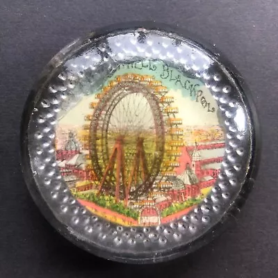 Buy Antique Glass Advertising Paperweight C 1910/30 • 35£