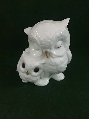 Buy Royal Osborne White Bone China Ornament ~ Pair Of Owls / Mother & Baby • 8.95£