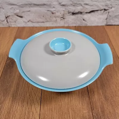 Buy Poole Pottery Twintone Sky Blue, Dove Grey Large Tureen / Serving Dish • 24.99£