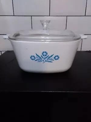 Buy Vintage PYROSIL WARE 2.5PT Square Casserole Oven Dish With Lid • 8.95£