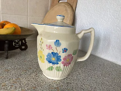 Buy Vintage Coffee Pot Hot Water Pot Arthur Wood Hand Painted Floral Design C 1934 • 19.99£