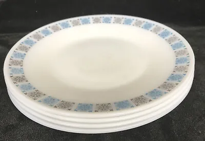 Buy JAJ Pyrex Dinner Plates X 4, 10  Diameter, Chelsea Pattern, 1960s Vintage • 32£